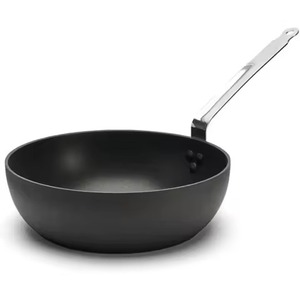 Ensemble de poêles à frire en aluminium antiadhésif noir avec poignée ergonomique pour une cuisson facile des œufs à la maison - Product Image 2