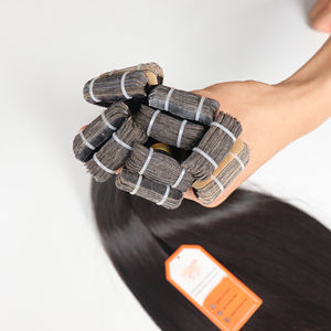 Extensions de cheveux brésiliens Remy 100% Prix bon marché Cheveux humains vietnamiens bruts non traités avec ruban adhésif - Product Image 6