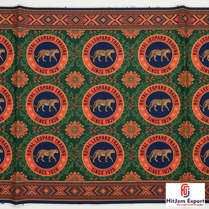 Tela de Algodón con Estampado Africano Twill Rib de Nigeria para Bolsos de Moda, Servicio de Fabricación Textil Personalizado OEM ODM - Product Image 2