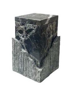 Handmade Polished Onyx Eco-Friendly Funeral Cremation Ash Urn Natural <b>Stone</b> <b>Memorial</b> Custom Ashes Storage Premium Keepsake - Product Image 1