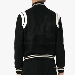 Veste Letterman à coupe décontractée pour un style streetwear tendance, confortable pour tous les jours, avec tissu de qualité supérieure - Product Image 2