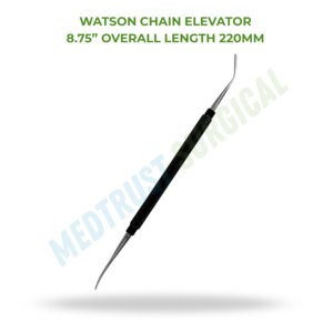 Elevador de Cadena Watson de 8.75 Pulgadas (220 mm), Instrumento Quirúrgico para Cirugía de Columna Vertebral, Herramienta de Elevación Ósea - Product Image 2