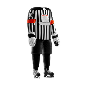 Ensemble de maillots de hockey sur glace personnalisés blanc, vert, noir, manches longues, sublimés, respirants, anti-humidité, antibactériens, séchage rapide - Product Image 5