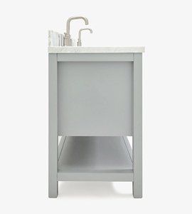 Meuble-lavabo sur mesure Rebekah 73 pouces, double vasque, 2 options de finition, directement de l'usine au Vietnam - Product Image 3