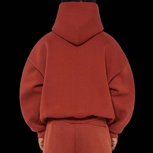 Sweat-shirt à capuche oversize pour homme, en molleton épais, avec logo personnalisé, épaules tombantes, 100% coton, sweat-shirt à capuche pour homme - Product Image 2