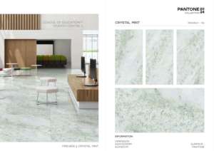 กระเบื้องพอร์ซเลนลายดีไซน์เนอร์ เคลือบสีแพนโทน ขนาด 60x120 ซม. 600x1200 มม. 24x48 นิ้ว สำหรับตกแต่งผนังและพื้นภายในอย่างมีสไตล์ - Product Image 5