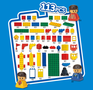 OXFORD Classic Large Building <b>Blocks</b> Set <b>Plastic</b> ABS Construction Bricks DIY Model Toy Educational Play Age 5 to 7 Years Unisex - Product Image 5