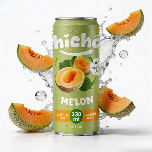 Boisson gazeuse fruitée OEM saveur cantaloup, marque privée, vente en gros, directement de l'usine - Product Image 5