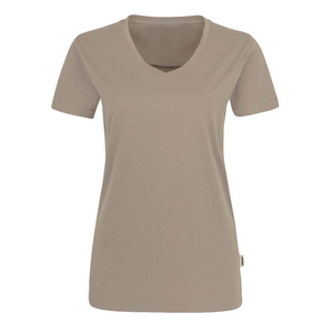 Camiseta Casual de Manga Corta con Cuello en V para Mujer, 100% Algodón, Verano - Product Image 1