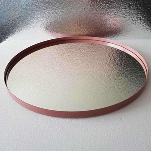 Espejo de Pared sin Marco de Calidad de Exportación, Diseño Redondo Hecho a Mano, Decoración de Arte Metálico, Fabricante de la India - Product Image 5