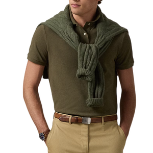 Chemises polo pour hommes, couleur unie, tissu de haute qualité, décontractées, à porter au quotidien, manches courtes, pour occasions formelles ou de golf - Product Image 4