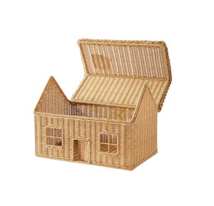 Natural Rattan House <b>Storage</b> Basket Handmade Wicker Gift <b>Box</b> Cottagecore Boho Home Decor <b>Small</b> House Decorative <b>Box</b> <b>with</b> <b>Lid</b> - Product Image 1