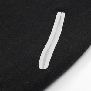 Nouvelle veste universitaire unisexe chaude personnalisée en toile noire à col montant pour homme, haute qualité, collection hiver 2025 - Product Image 3