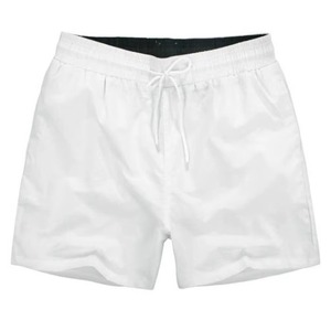 Shorts de bain décontractés de luxe pour hommes, couleur unie, pour la plage, la gym, la course, séchage rapide, respirant, en toile, personnalisable - Product Image 2