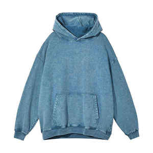 Prix de Gros Fabricants Professionnels Sweats à Capuche Respirants Effet Délavé Nouvelle Arrivée 2026 Polaire Coton Polyester Vente en Gros - Product Image 4