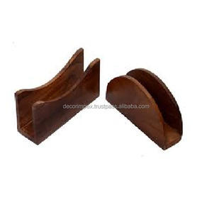 Soporte de madera ajustable antiguo para fiestas, servilletero redondo personalizado para decoración de mesa de fiesta y boda - Product Image 3