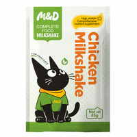 Nourriture humide pour chat, sachet de 85g, ingrédients naturels purs, riches en protéines, pour l'entraînement des chats, friandises humides pour chat