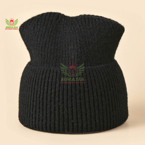 BMASA INTERNATIONAL Unisex Green Ribbed Knit Beanie Hat 100% Acrylic Casual <b>Winter</b> <b>Cap</b> for Adults 56-58CM - Product Image 2