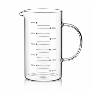 Bécher en verre borosilicate transparent Triviwat P002-26-00-J 250 ml avec poignée, résistant à la chaleur, pour usage médical - Product Image 2