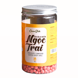Bolas Crujientes de Chocolate con Sabor a Fresa HALAL OEM/ODM para Decoración de Pasteles, Chocolate Compuesto Exótico de Vietnam, Envío Global - Product Image 1