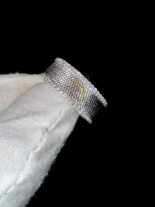 Diseño fino único Plata de Ley 925 Lab Grown Diamond Studded Wedding Band Unique Luxury Half Eternity Channel Set Anillo de regalo - Product Image 2