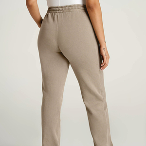 Pantalones ecológicos de cintura alta, pantalones deportivos informales de otoño, pantalones transpirables para mujer, pantalones rectos ecológicos - Product Image 4