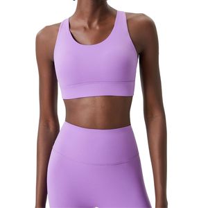 Sujetador deportivo para mujer al por mayor, personalizado, superventas, ajustable, transpirable, con espalda cruzada, a prueba de golpes, para gimnasio, yoga y fitness - Product Image 4