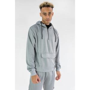 ชุดวอร์มมีฮู้ดสำหรับผู้ชายกางเกงผ้าฟลีซผ้าฝ้ายคอตตอนพิมพ์ลายพัฟชุดวอร์มจ๊อกกิ้งใส่วิ่งโลโก้ออกแบบได้ตามต้องการ - Product Image 3