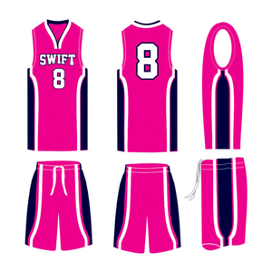 Uniforme de Baloncesto Reversible de Alta Calidad, 250 GSM, con Bordado Tackle Twill, Transpirable, de Secado Rápido, para Equipos - Product Image 3