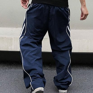 Custom Men's Baggy Cargo <b>Pants</b> Oversized Streetwear Printing Embroidery Logo Supplier - Product Image 2