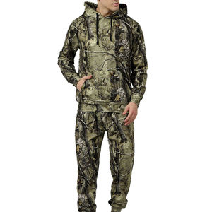 Lightweight Comfortable High Quality Men's <b>camouflage</b> Solid Pattern Tracksuit Set Winter Collection Training Wear Customization - Product Image 1