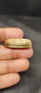 Pendentifs rainurés en pierres naturelles mélangées de qualité AAAAA, choix lapidaire, jaspe image, breloques en pierres de laiton - Product Image 3