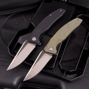 Navaja de Bolsillo Plegable con Mango de Micarta de Diseño Propio, para Actividades al Aire Libre, Campismo, Defensa, Supervivencia y Uso Táctico - Product Image 6