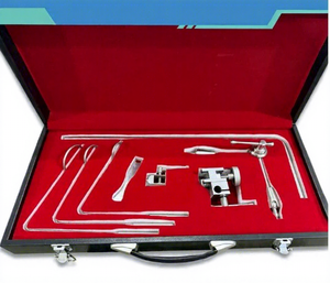 Ensemble d'opératoires laparoscopiques Nathanson pour hépatotomie, instrument de chirurgie abdominale mini-invasive en acier inoxydable allemand, réutilisable et autoclavable - Product Image 5