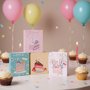 Borsa Regalo ILAN 26x32x10cm con Design Torta di Compleanno per Feste - Product Image 3