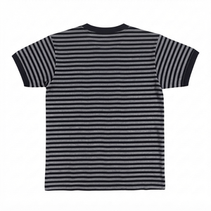 Men's Navy Blue Grey Solid Pattern Short Sleeve O-Neck Casual Regular Fit <b>100</b>% <b>Polyester</b> Quick Dry T-<b>Shirt</b> - Product Image 4