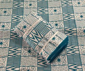 Tissu en coton tissé géométrique abstrait 51/52 pouces Jacquard Textile de maison Respirant Poids moyen 150 GSM - Product Image 2