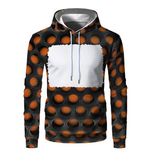 Sweats à capuche surdimensionnés épais à sublimation personnalisée, streetwear imprimé sur mesure, vente en gros de sweats à capuche graphiques surdimensionnés à sublimation en vrac - Product Image 5