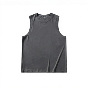 Gilet de course personnalisé pour homme en polyester à col rond, imprimé numérique, nouvelle collection été, pour entraînement fitness en extérieur, respirant et séchage rapide - Product Image 3
