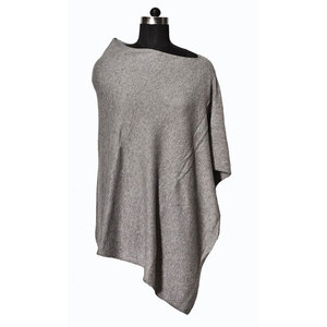 Poncho élégant en laine et nylon pour femme, doux au toucher, léger, chaud et stylé, cape d'hiver enveloppante, 70% laine, 30% nylon, tendance - Product Image 6