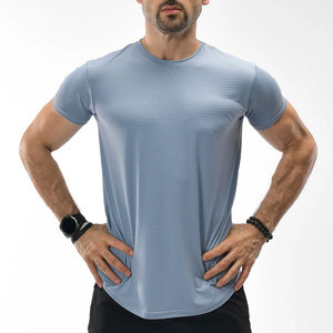 Camiseta Deportiva de Verano de Alta Calidad, Corte Regular, 100% Algodón, Cuello Redondo, Transpirable, Ecológica, Compresible, Lisa - Product Image 4