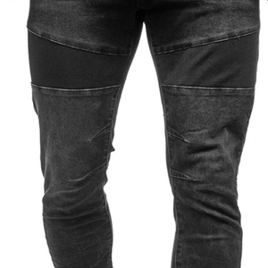 <b>Men</b> <b>Stretch</b> Denim Jeans Slim Fit Casual Blue Pants Comfortable Cotton Fashion Streetwear Jeans with custom design printing - Product Image 6