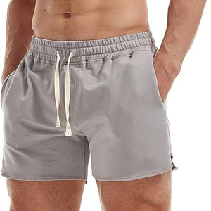 OEM Custom Logo Blank Fitness Joggers <b>Shorts</b> Fleece Gym Activewear French Terry 100% Cotton Sports Running Sweat <b>Shorts</b> for Men - Product Image 2