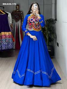 Festival Wear New Arrival Rayon Cotton with Unn Kutchhi & Real Mirror work <b>Lehenga</b>-<b>Top</b> Set Woman Fashion Manufacturer - Product Image 4