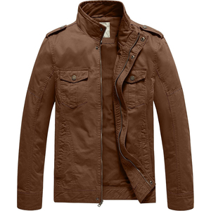 Veste utilitaire personnalisée pour homme, vêtements de travail décontractés pour l'extérieur, respirante, légère, multi-poches, fermeture éclair intégrale - Product Image 1