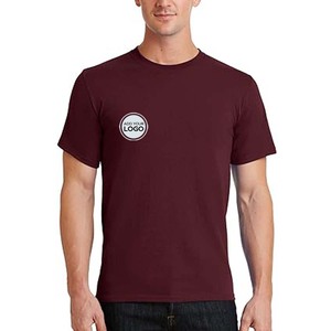 เสื้อยืดคอกลมผ้าฝ้าย100% ถักแบบสั่งทำสวมใส่สบายและทนทาน - Product Image 2