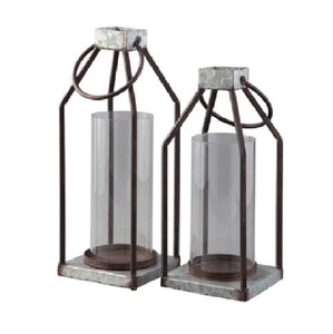 Top Selling Round Galvanized Delicate Christmas <b>Lantern</b> <b>Candle</b> Holder High Quality Best Selling Round <b>Candle</b> Holder <b>Lantern</b> - Product Image 2