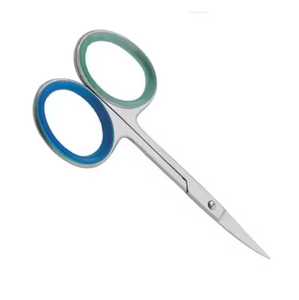 Ciseaux à ongles de précision semi-gris, lame en acier inoxydable, design droit et courbé pour une manucure et une pédicure parfaites - Product Image 2