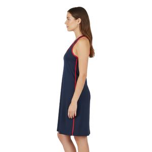 Vestido deportivo para mujer, sin mangas, diseño con contraste de color - Product Image 3