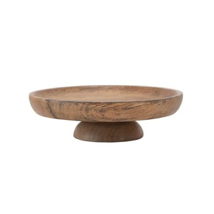 Support à gâteau en bois naturel fait main pour servir des desserts, des pâtisseries, des cupcakes et des créations de boulangerie à la maison ou lors d'événements spéciaux - Product Image 3